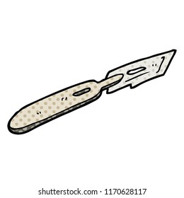 Cartoon Chirurgen-Klinge im Comicstil