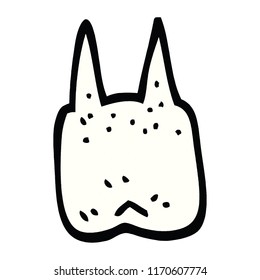 diente de dibujos animados estilo libro de historietas