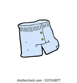 comic book style cartoon underwear