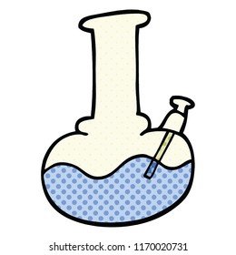 historieta estilo caricatura tubo de agua