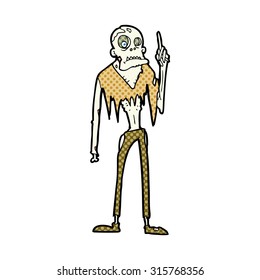 comic book style cartoon zombie