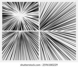 Comic book style  illustration. Comic book backgrounds with rays, radial effect. Vector illustration, comic book, abstract background