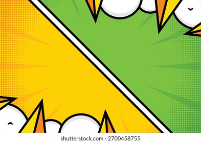 Estilo de cómic Fondos de arte Pop Diseños coloridos y dinámicos