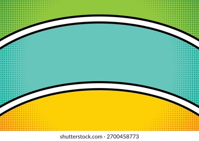 Comic Book Style Pop Art Backgrounds Colorful, Dynamic Designs