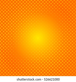 Comic book style pop art abstract page template. Vector illustration