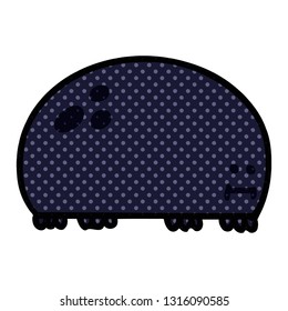 comic book style quirky cartoon beetle