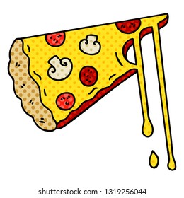 pizzas cursi estilo libro de historietas peculiares