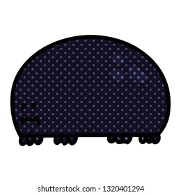 comic book style quirky cartoon beetle
