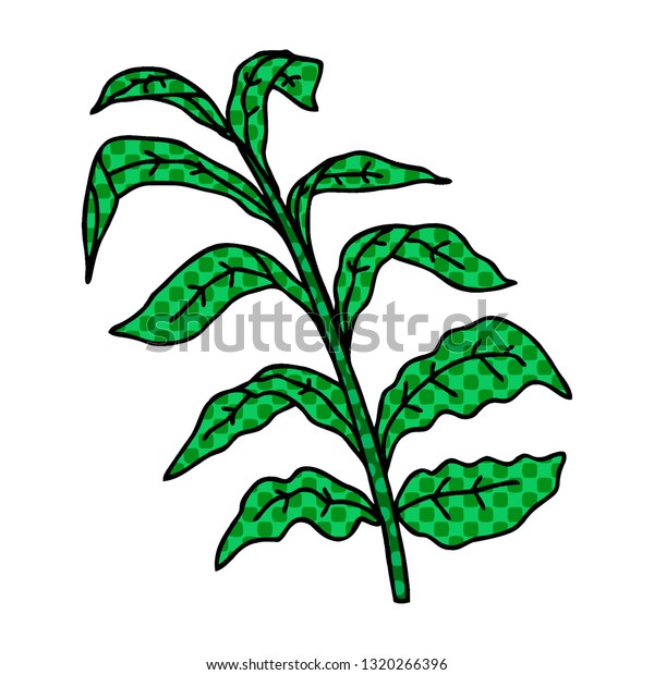 Comic Book Style Quirky Cartoon Vine Stock Vector Royalty Free 1320266396