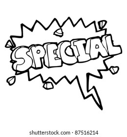 comic book style special shout
