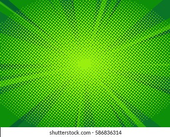 Comic Book Superhero Vector Background, Halftone Print Texture