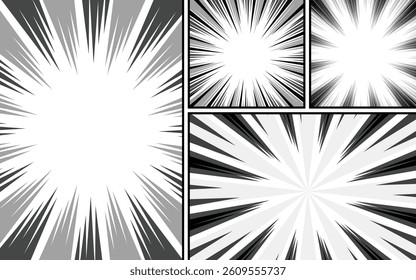 Comic book template. Comic magazine cover and grid page layout. Superhero design, dialog frames. Vector illustration