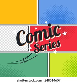 comic book template series