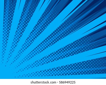 Comic book vector background, halftone texture