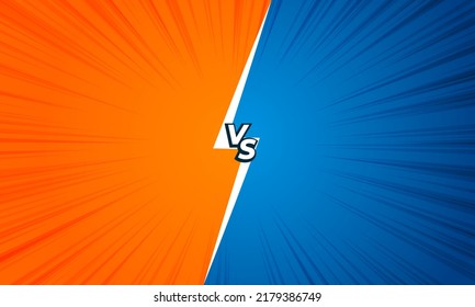 Comic Book Vs Template Background Classic Stock Vector (Royalty Free ...