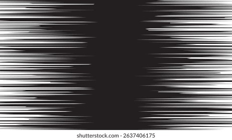 Comic book White radial rays, manga or anime speed lines, zoom and motion effects. Cartoon action background. Pop art style elements. Vector illustration	