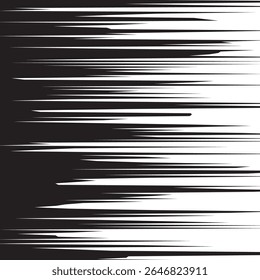 Bande dessinée Rayons radiaux blancs, lignes de vitesse de manga ou d'anime, effets de zoom et de mouvement. Arrière-plan action dessin animé. éléments de style art Pop. Illustration vectorielle	
