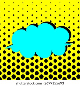 Burbujas de diálogo de cómics. Libro de dibujos animados superhéroe scrapbook página Plantilla, nubes de discurso cómico vacío, ilustración de Plantilla de diseño de marco de arte gráfico. Fondo de arte Pop con globos en blanco