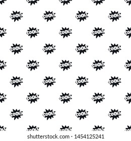 Comic boom cool pattern seamless vector repeat geometric for any web design