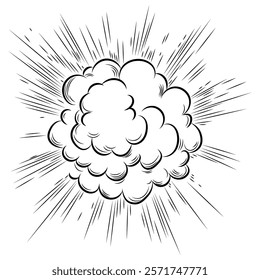 Comic boom effect. Cartoon. Bang and pow splashes. Hand drawn sketch doodle action effect.