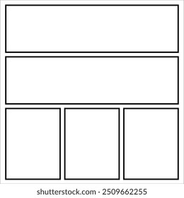Comic Box Border, Fun, Comic Cartoon, Box PNG Transparent Clipart
