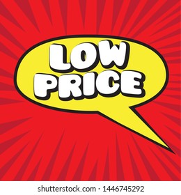 Comic bubble chat sale on a halftone background - Vector