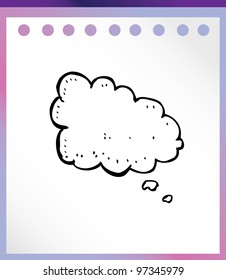 Comic Bubble Quote For Speech Vector Illustration Doodle