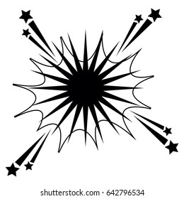 comic bubble speech explosion pop art