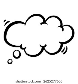 Comic Bubble speech. perfect for highlighting text in comics, ads, or social media. Fully scalable and easy to customize