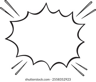 comic buble text icon design