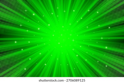 Comic cartoon abstract background with halftone pattern lines.