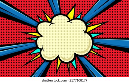 Comic cartoon abstract blank background 