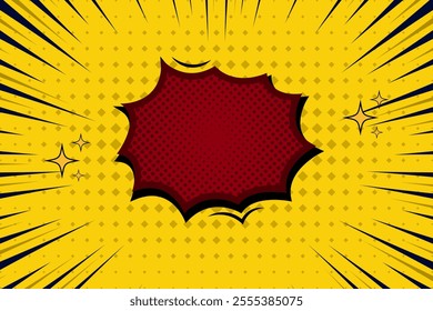 A comic cartoon background typically features vibrant and playful scenery with exaggerated lines, bold colors, and minimalistic details.