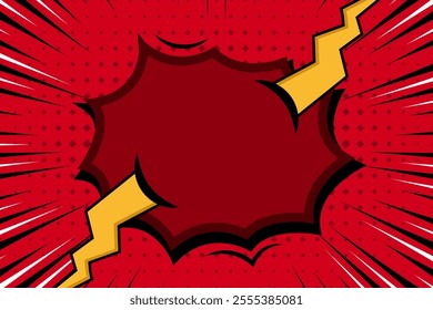 A comic cartoon background typically features vibrant and playful scenery with exaggerated lines, bold colors, and minimalistic details.