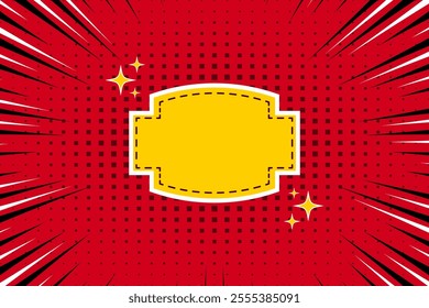 A comic cartoon background typically features vibrant and playful scenery with exaggerated lines, bold colors, and minimalistic details.