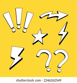 Comic Cartoon-Element-Illustration-Design