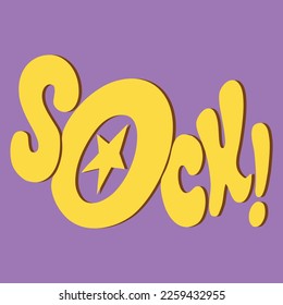 Comic Cartoon Fighting Word vector illustration