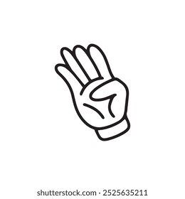 comic cartoon on hand gesture pose