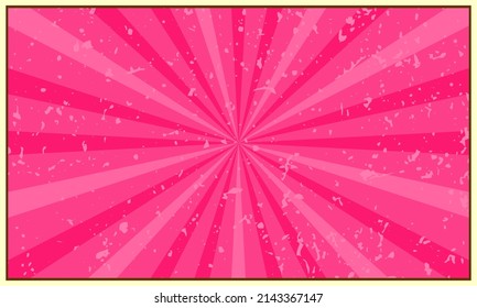 Plantilla de fondo rosa de dibujos animados cómicos