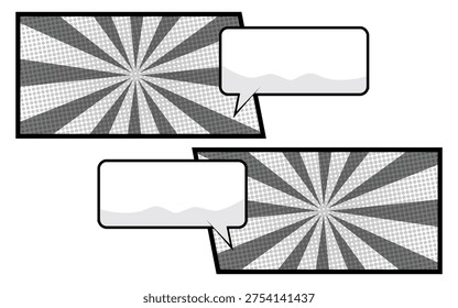 Comic cartoon pop art battle versus background with blank speech bubble 