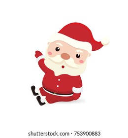 comic cartoon santa claus