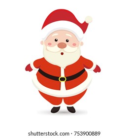 comic cartoon santa claus