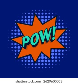 Comic cartoon sticker. Sound dialogue speech bubbles with word . Pop art expression in bright color and black outline.