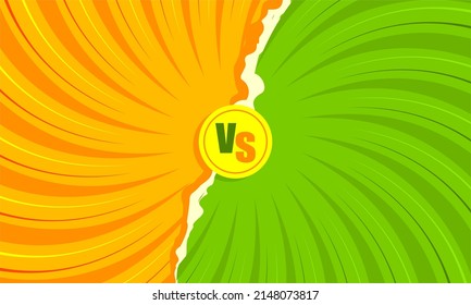 comic cartoon versus fight background