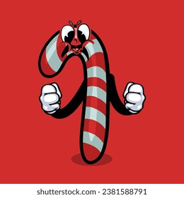Comic characters in retro cartoon style. Cute comic gloved hands characters in cartoon 1930s style.