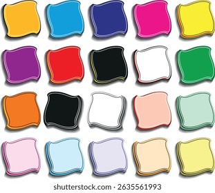 Comic Color burst set. Pop art retro vector Illustrator.