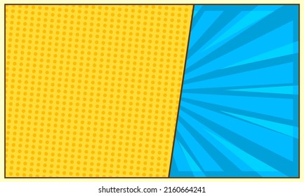 Comic colorful abstract background. vector illustration