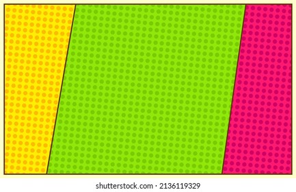 Diseño de fondo cómico y colorido 