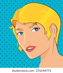 Comic design over colorful background, vector illustration.