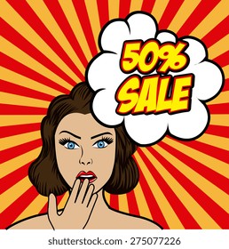 Comic design over colorful design, vector illustration.
